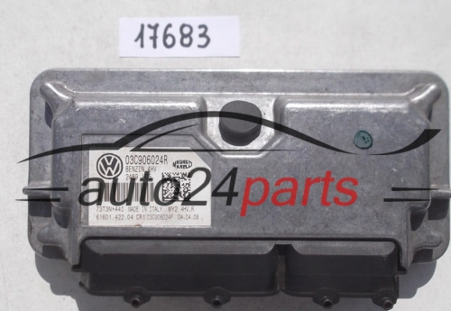 MOTORSTEUERGERÄT ECU STEUERGERAT SKODA FABIA 1.4 MAGNETI MARELLI MY2 4HV.R,  03C 906 024 R,  03C906024F, 61601.422.04
