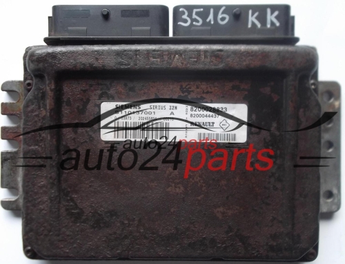 MOTORSTEUERGERÄT ECU STEUERGERAT RENAULT MEGANE SCENIC 1.6 SIEMENS SIRIUS 32N S110137001A, 8200028833, 8200044437