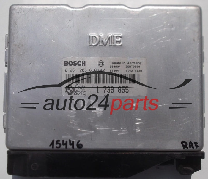 KOMPUTER STEROWNIK SILNIKA BMW E36 316 BOSCH 0261203660, 0 261 203 660, 1739855, 1 739 855