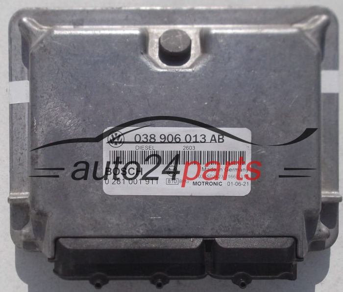 CALCULATEUR MOTEUR VOLKSWAGEN SEAT 1.9 BOSCH 0 281 001 911