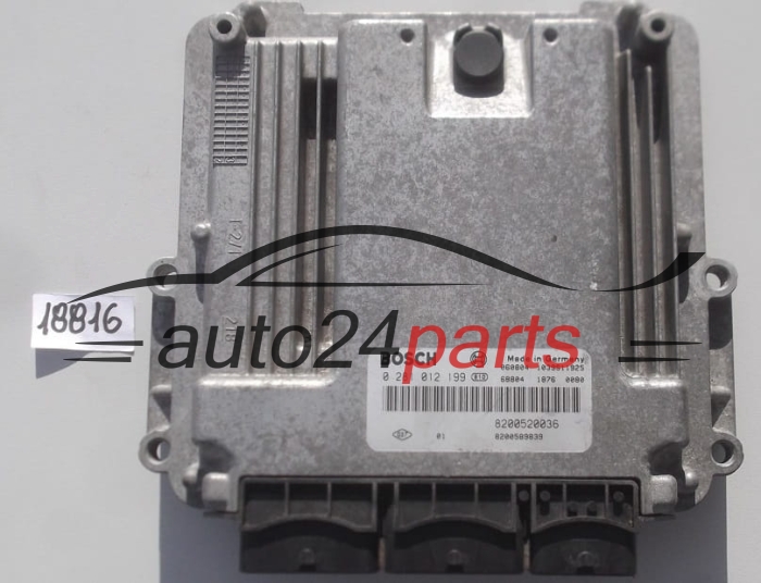 KOMPUTER STEROWNIK SILNIKA RENAULT LAGUNA SCENIC 2.0 DCI BOSCH 0 281 012 199, 0281012199, 8200520036