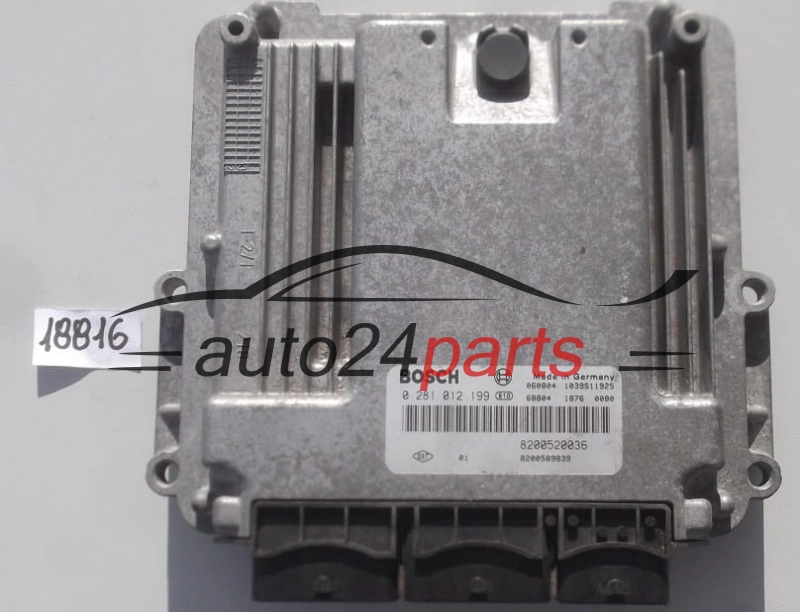 KOMPUTER STEROWNIK SILNIKA RENAULT LAGUNA SCENIC 2.0 DCI BOSCH 0 281 012 199, 0281012199, 8200520036
