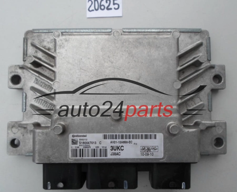 KOMPUTER STEROWNIK SILNIKA FORD FIESTA 1.6 TDCI AV21-12A650-EC, AV2112A650EC, S180047013C