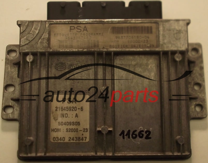 calculateur moteur pour peugeot 206