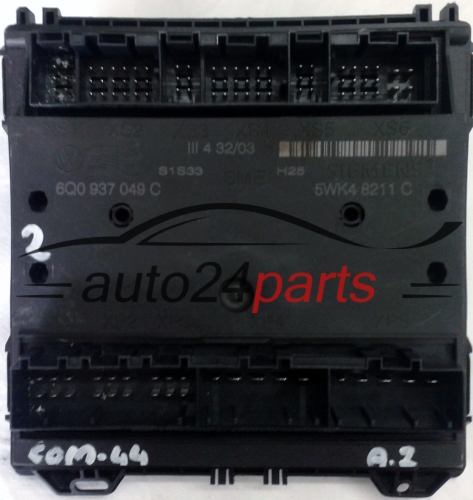 KOMFORTSTEUERGERÄT 6Q0937049C, 6Q0 937 049 C, SIEMENS 5WK4 8211 C, 5WK48211C SEAT IBIZA SKODA FABIA VW POLO