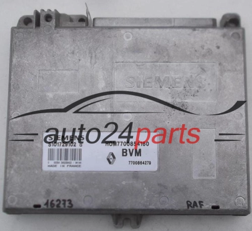 KOMPUTER STEROWNIK SILNIKA RENAULT CLIO 1.4 S101729102 G