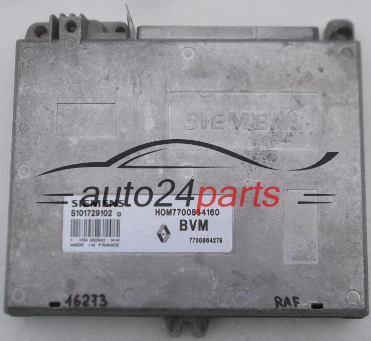 KOMPUTER STEROWNIK SILNIKA RENAULT CLIO 1.4 S101729102 G