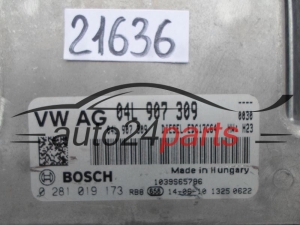 VW VOLKSWAGEN 2.0 TDI BOSCH 0 281 019 173, 0281019173, 04L 907 309, 04L907309, EDC17C64 