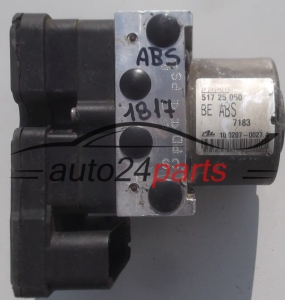 POMPE HYDRAULIQUE ET CALCULATEUR d'ABS FIAT DOBLO 1.9 JTD 517 25 050, 51725050, ATE 10.0207-0027.4, 10020700274, 10.0970-1601.3, 10097016013 