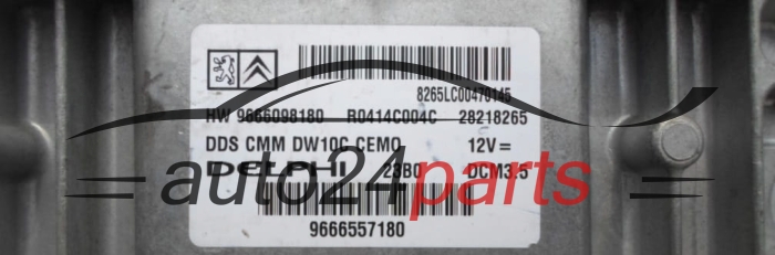 CENTRALITA DE MOTOR CITROEN C5 2.0 HDI R0414C004C, 9666098180