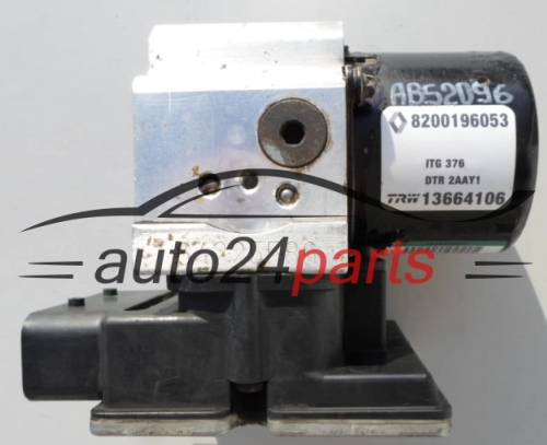 ABS PUMPE BLOCK HYDRAULIKPUMPE STEUERGERAT  RENAULT 8200196053, TRW 13664106, 13509006U, 54084698D