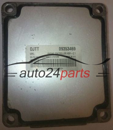 MOTORSTEUERGERÄT ECU STEUERGERAT OPEL ASTRA CORSA VECTRA ZAFIRA DELPHI DELCO 09353469 DJTT, 09353469DJTT, HSFI-2.1 
