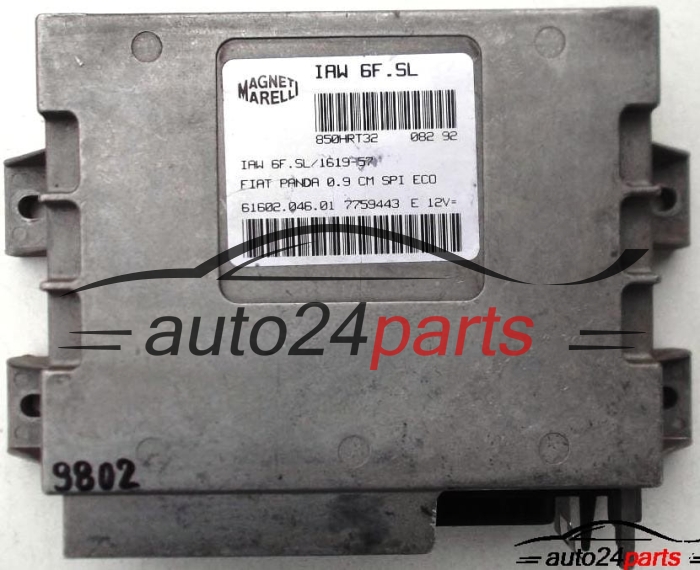 calculateur moteur pour fiat panda 0.9 