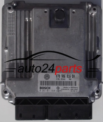 ECU CENTRALITA DE MOTOR VW VOLKSWAGEN T5 2.5 TDI 070906016BH, BOSCH 0281011838