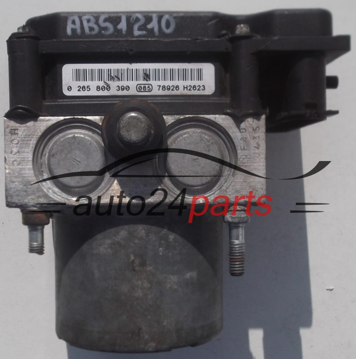 ABS STEUERGERAT PEUGEOT 307 BOSCH 0 265 231 302, 0265231302, 96 468 287 80, 9646828780, 0 265 800 390, 0265800390