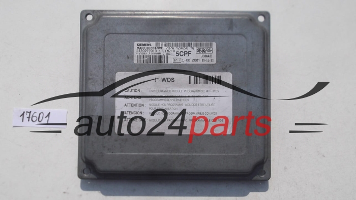 KOMPUTER STEROWNIK SILNIKA FORD FIESTA 1.4 TDCI SIEMENS S120977010 D, S120977010D, 2U7A-12A650-TG, 2U7A12A650TG