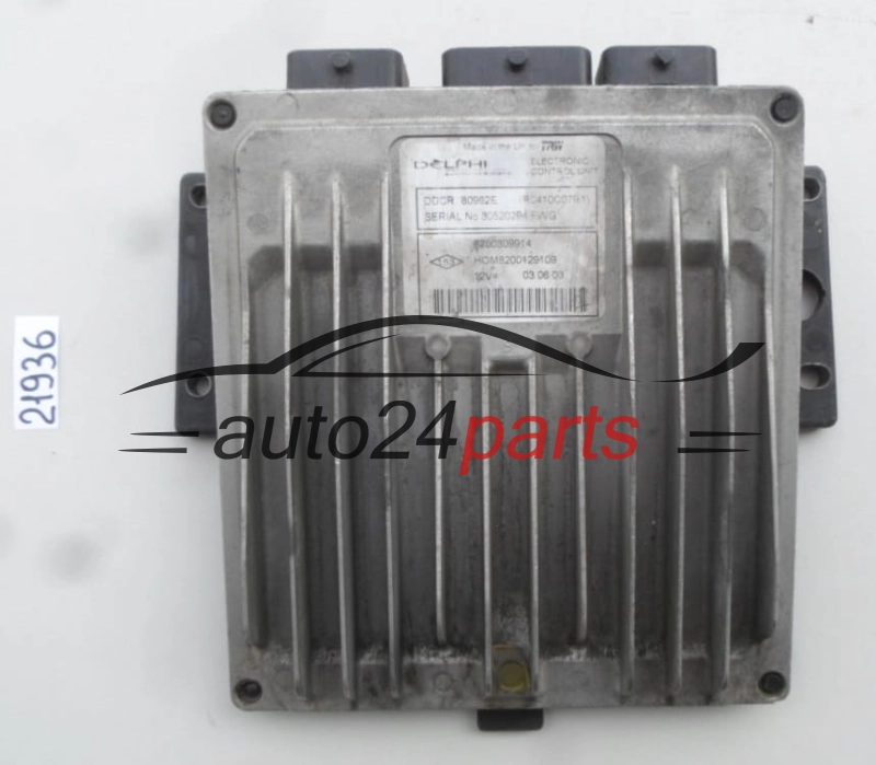 KOMPUTER STEROWNIK SILNIKA RENAULT KANGOO 1.5 DCI 8200309914, R0410C079A 