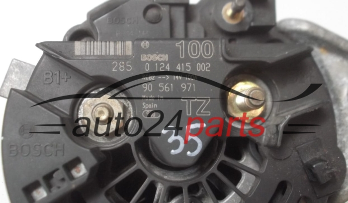 Alternateur OPEL ASTRA ZAFIRA 1.6 BOSCH 0124415002,  90561971 TZ