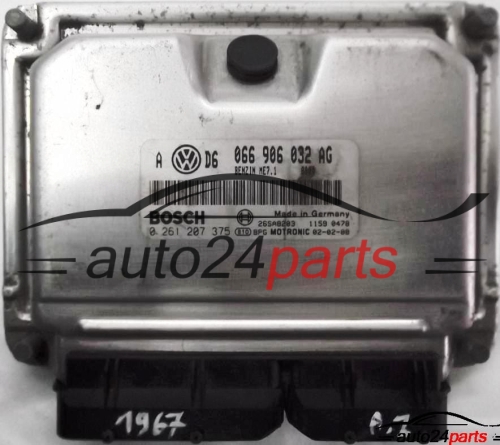 ECU CENTRALITA DE MOTOR SEAT TOLEDO 2,3 V5 066 906 032 AG, 066906032AG, BOSCH 0 261 207 375, 0261207375, 26SA8203 
