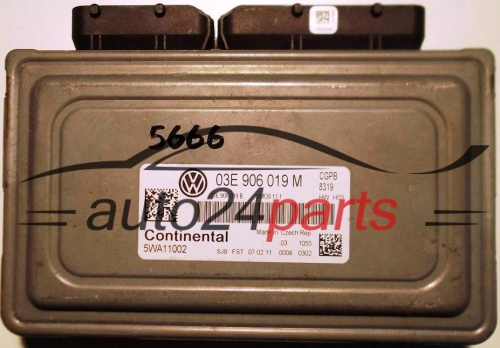 MOTORSTEUERGERÄT ECU STEUERGERÄT  VOLKSWAGEN POLO 1.2 CONTINENTAL 5WA11002