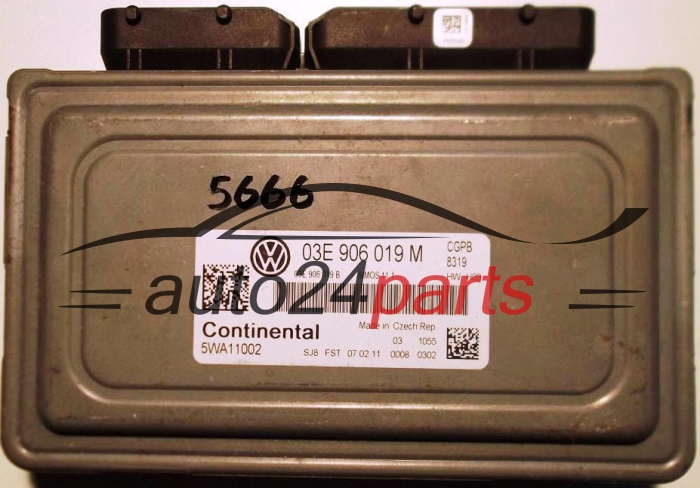 MOTORSTEUERGERÄT ECU STEUERGERÄT  VOLKSWAGEN POLO 1.2 CONTINENTAL 5WA11002
