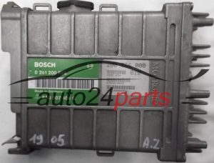 MOTORSTEUERGERÄT ECU STEUERGERÄT AUDI 80 COUPE QUATTRO 2.0 ACE 8A0907404G, 8A0 907 404 G, BOSCH 0261200866, 0 261 200 866 