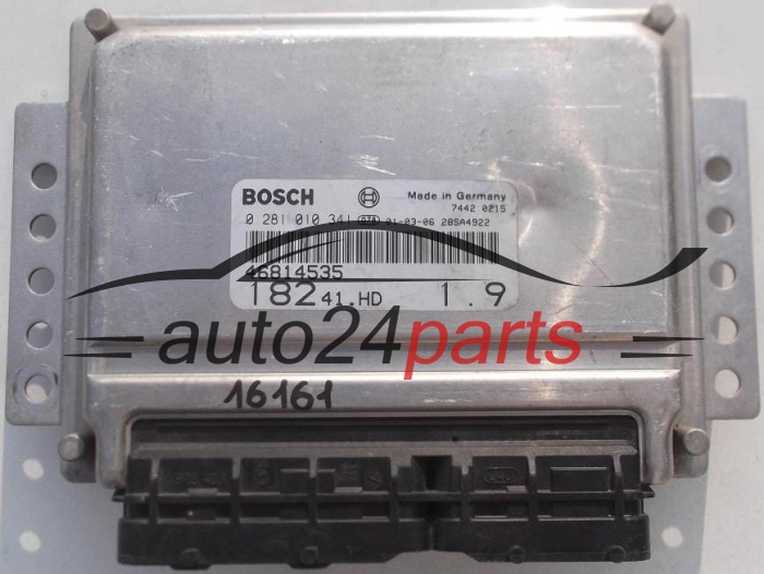 KOMPUTER STEROWNIK SILNIKA FIAT BRAVA BRAVO 1.9 JTD 46814535 18241HD BOSCH 0281010341, 0 281 010 341, 28SA4786