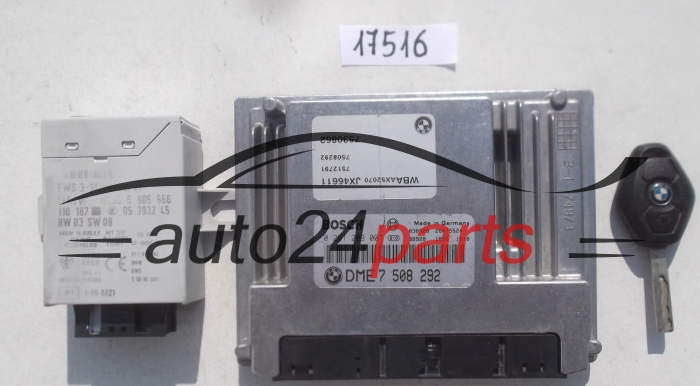 CALCULATEUR MOTEUR BMW 3ER E46 BOSCH 0 261 209 007, 0261209007, DME 7 508 292, 7508292