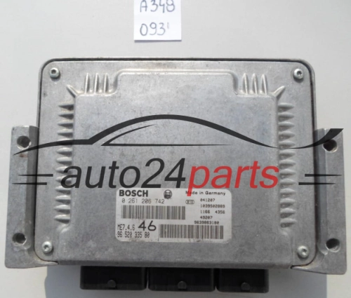 KOMPUTER STEROWNIK SILNIKA PEUGEOT 607 BOSCH 0 261 206 742,  96 520 335 80