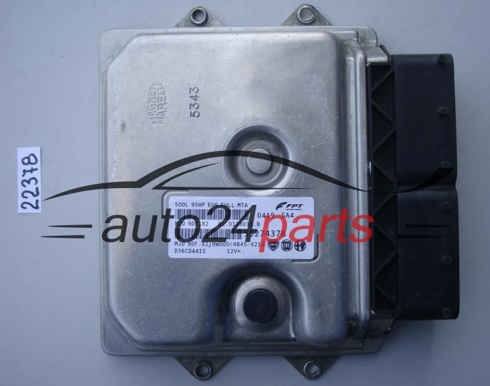 MOTORSTEUERGERÄT ECU STEUERGERAT FIAT 500 MJD 9DF.X2, MJD9DFX2, 55274378