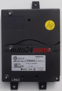 CENTRALKA MODUL STEROWNIK BLUETOOTH VOLKSWAGEN AUDI SKODA SEAT PASSAT 5N0 035 730 A, 5N0035730A -C860