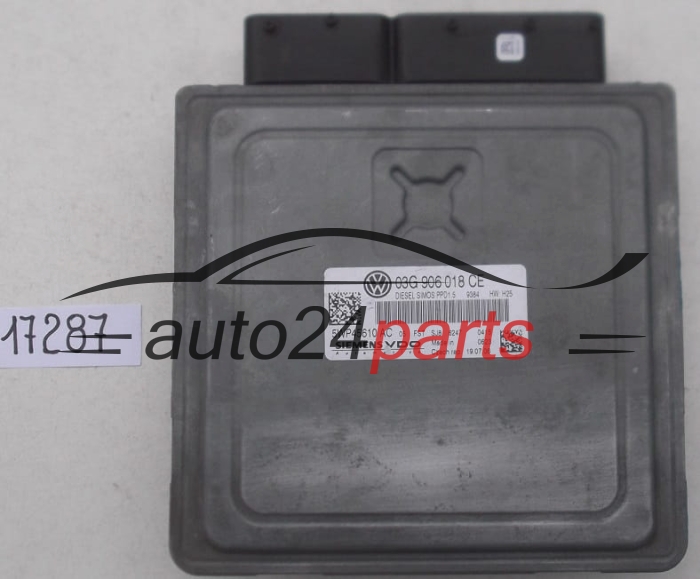 MOTORSTEUERGERÄT ECU STEUERGERAT VW VOLKSWAGEN PASSAT 2.0 TDI SIEMENS VDO 5WP45610 AC, 03G 906 018 CE