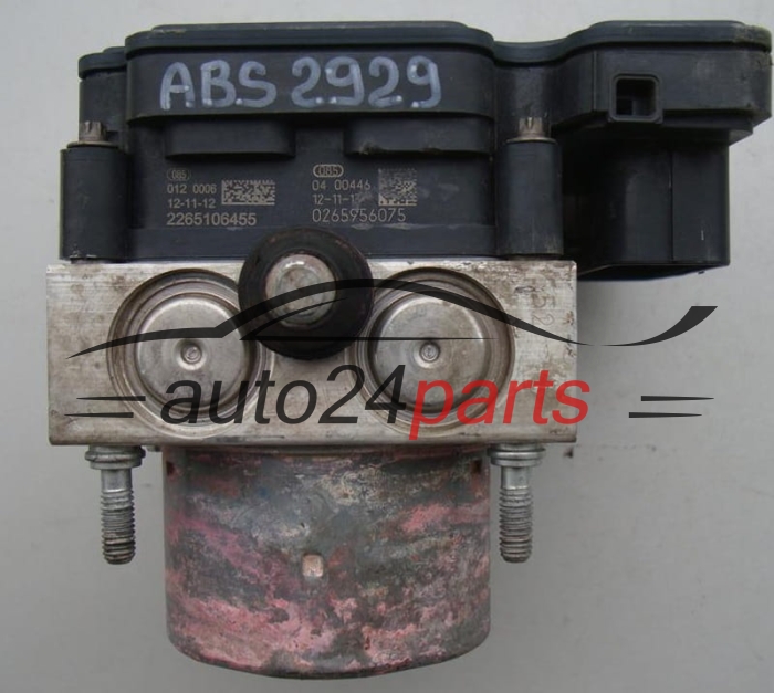 ABS PUMPE BLOCK HYDRAULIKPUMPE STEUERGERÄT OPEL MERIVA 13426850, 0 265 242 277, 0265242277, 0265956075