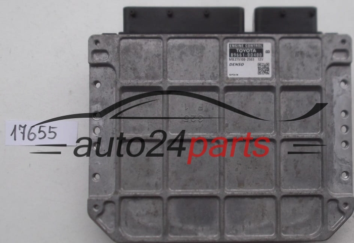  KOMPUTER STEROWNIK SILNIKA TOYOTA YARIS 1.3 89661-0D400, 896610D400, MB275100-2503, MB2751002503