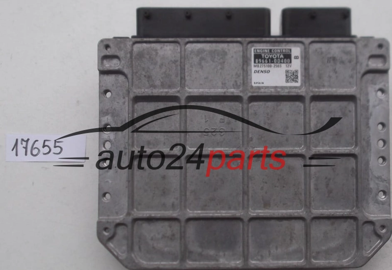  KOMPUTER STEROWNIK SILNIKA TOYOTA YARIS 1.3 89661-0D400, 896610D400, MB275100-2503, MB2751002503