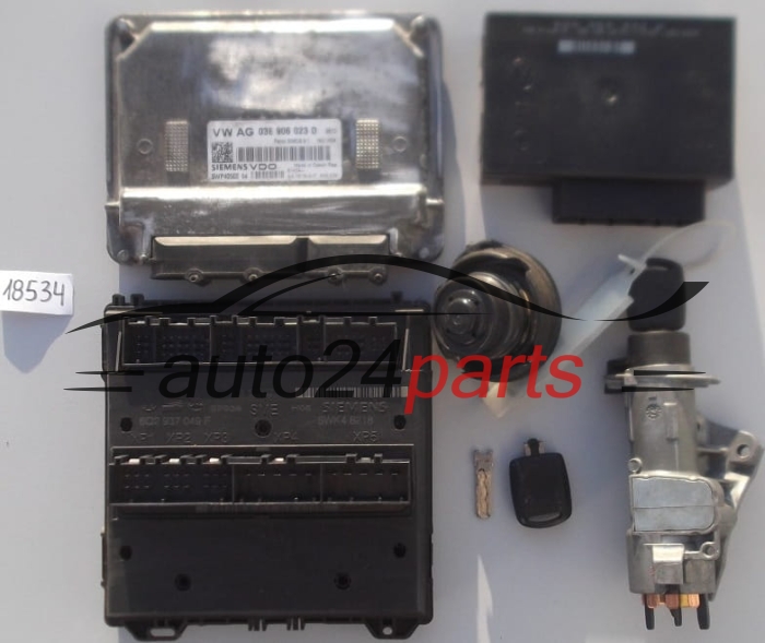 MOTORSTEUERGERÄT ECU STEUERGERÄT SEAT IBIZA SKODA FABIA VW POLO 1.2 BME 03E906023D, 03E 906 023 D, SIEMENS VDO 5WP40502 04