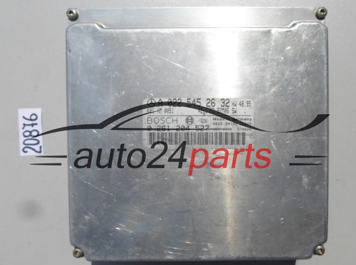 MOTORSTEUERGERÄT ECU STEUERGERAT MERCEDES SLK BOSCH 0 261 204 527, 0261204527, A 022 545 26 32, A0225452632 