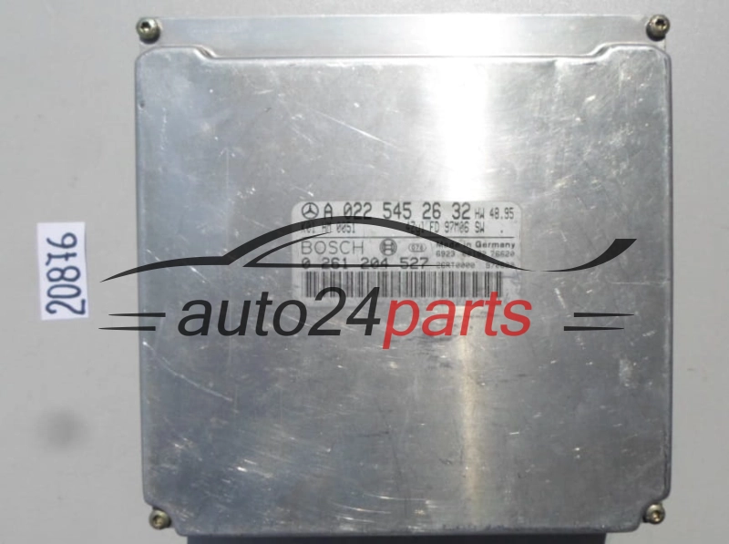 MOTORSTEUERGERÄT ECU STEUERGERAT MERCEDES SLK BOSCH 0 261 204 527, 0261204527, A 022 545 26 32, A0225452632 