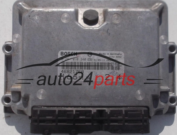 MOTORSTEUERGERÄT ECU STEUERGERÄT FIAT ALFA ROMEO BOSCH 0 281 010 340,  46821768, 16651JA