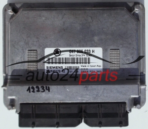 KOMPUTER STEROWNIK SILNIKA SKODA FABIA 1.4 MPI AQW  047906033H, SIEMENS 5WP40179 12