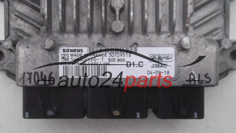 KOMPUTER STEROWNIK SILNIKA VOLVO V50 S40 2.0D SIEMENS 5WS40212G-T