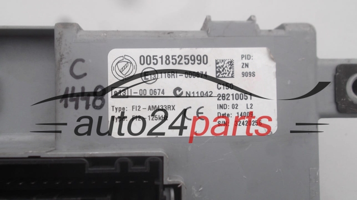 CENTRALKA MODUL STEROWNIK BSI FIAT 500 28210051, 00518525990 