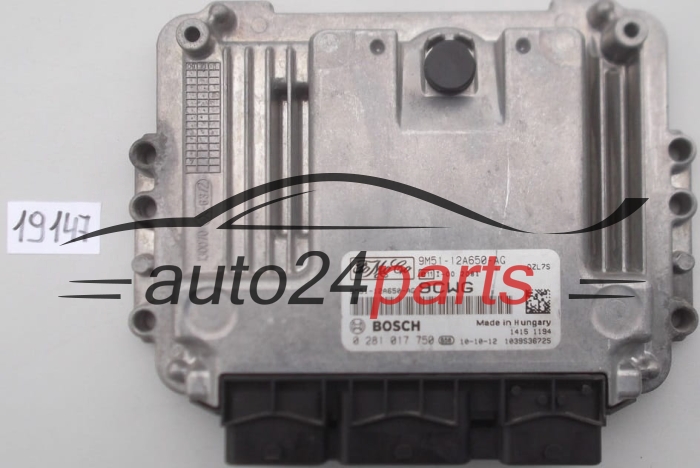 KOMPUTER STEROWNIK SILNIKA FORD FOCUS 1.6 TDCI BOSCH 0 281 017 750, 0281017750, 9M51-12A650-AG, 9M5112A650AG