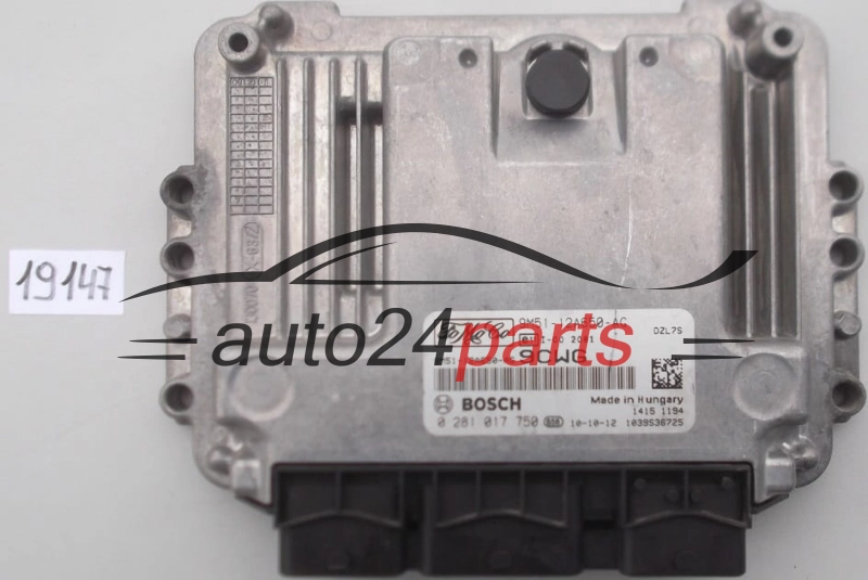 KOMPUTER STEROWNIK SILNIKA FORD FOCUS 1.6 TDCI BOSCH 0 281 017 750, 0281017750, 9M51-12A650-AG, 9M5112A650AG