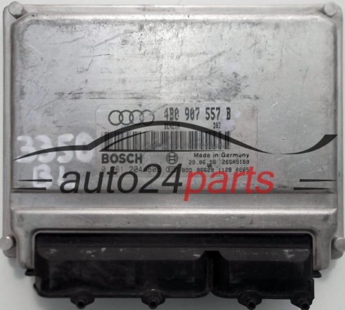  MOTORSTEUERGERÄT ECU STEUERGERÄT AUDI A6 1.8T 1.8 TURBO 4B0907557B, 4B0 907 557 B, BOSCH 0261204806, 0 261 204 806, BENZIN D02, 28SA5168