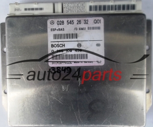 CENTRALITA ABS ESP+BAS MERCEDES W168 A0285452632, 0285452632, A 028 545 26 32 BOSCH 0265109459, 0 265 109 459