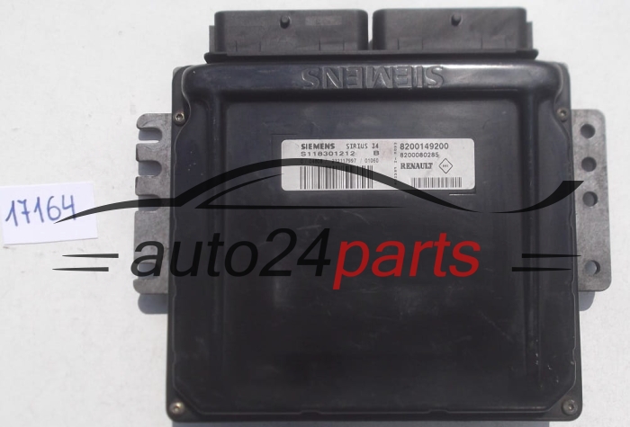  KOMPUTER STEROWNIK SILNIKA RENAULT 1.6 S118301212 B