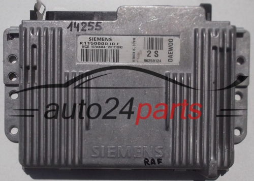 KOMPUTER STEROWNIK SILNIKA DAEWOO MATIZ 0.8, K115000010F, 96259124, 2S 