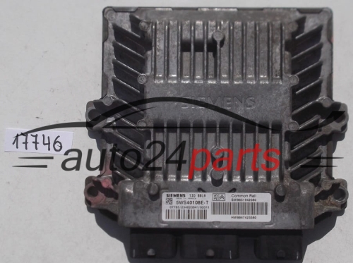 KOMPUTER STEROWNIK SILNIKA CITROEN BERLINGO 2.0 HDI 5WS40108E-T, 5WS40108ET, SW9651942080, SID801A
