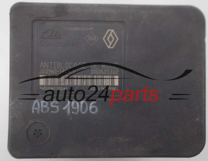POMPE HYDRAULIQUE ET CALCULATEUR d'ABS  RENAULT LAGUNA 8200007442B, ATE 10.0206-0001.4,  P5IT2AAY1, 10.0960-1404.3 